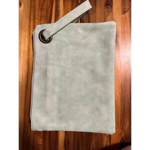 New Versatile Light Green/Mint Faux Leather Clutch